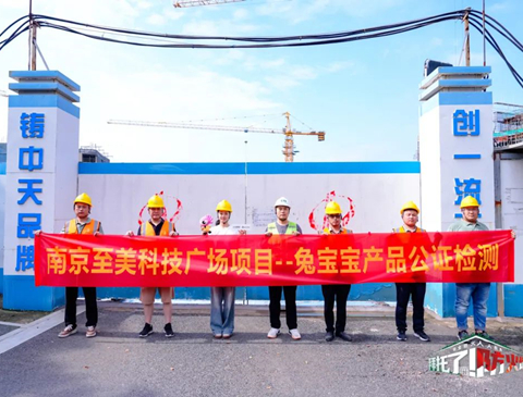 筑牢安全防线，守护每一份安心——兔宝宝难燃板公检活动来到南京