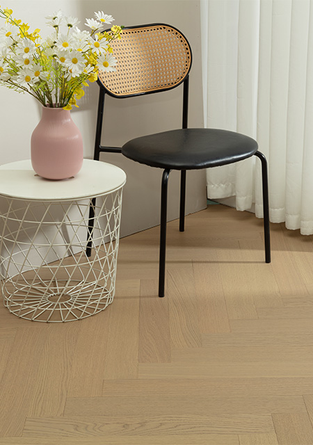 多层人字拼地板